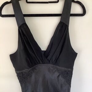 Jones New York Sexy Black Lingerie Gown Slip Dress Small